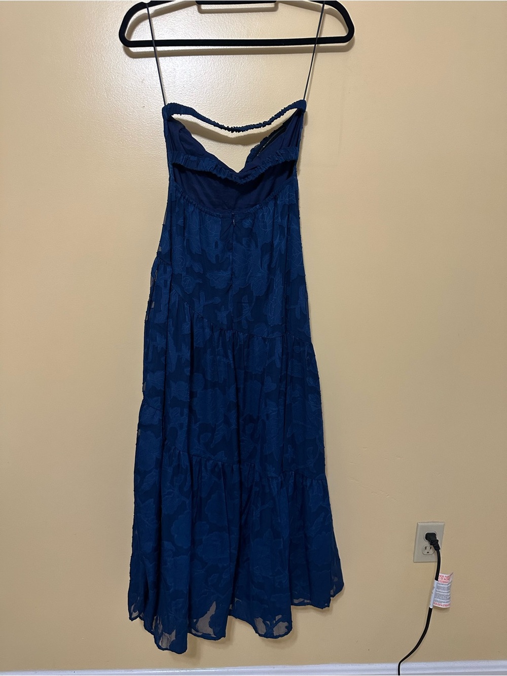 Hello Molly Fashion Revolution Strapless Maxi Dress Women 4 Navy - Picture 7 of 10